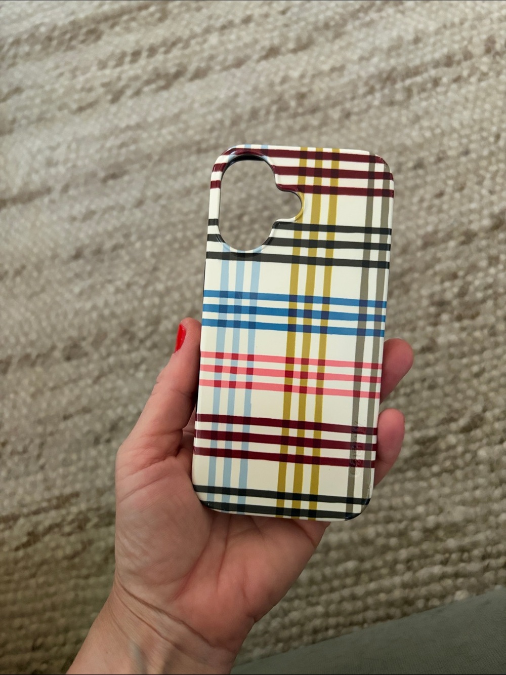 Casely Plaid Pattern iPhone 17 Phone Case - Stylish Protective Cover